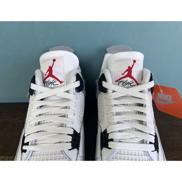 Nike Air Jordan 4 Retro OG "White Cement" 2025 Men's Size 15 FV5029-100 - Picture 8 of 11